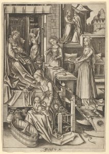 The Birth of Mary, from The Life of the Virgin MET DP835363