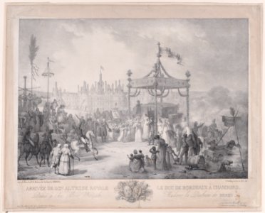 The Arrival of His Royal Highness The Duke of Bordeaux at Chambord Met DP888976