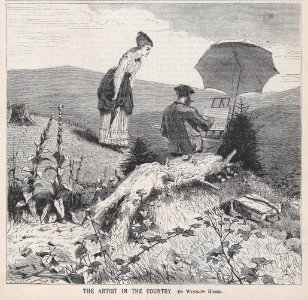 The Artist in the Country – By Winslow Homer (Appleton's Journal, Vol. I) MET DP875279