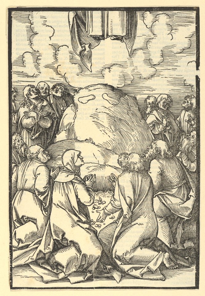 The Ascension of Christ, from Speculum passionis domini nostri Ihesu Christi MET DP849012