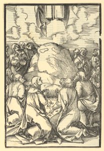 The Ascension of Christ, from Speculum passionis domini nostri Ihesu Christi MET DP849012