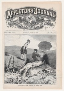 The Artist in the Country – By Winslow Homer (Appleton's Journal, Vol. I) MET DP875278