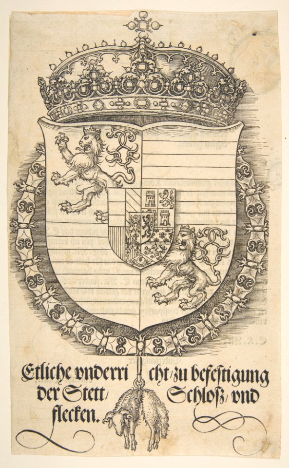 The Arms of Ferdinand I, King of Hungary and Bohemia MET DP816456
