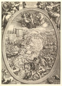 The Army of Charles V Crossing the Elbe River MET DP820882
