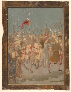 The Bearing of the Cross, from Life of the Virgin and Christ MET DP833947