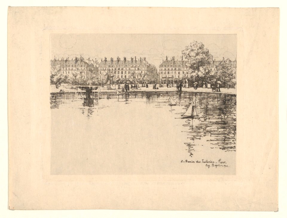 The Basin of the Tuileries, Paris MET DP874162