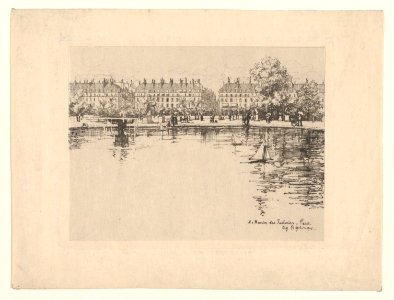 The Basin of the Tuileries, Paris MET DP874162