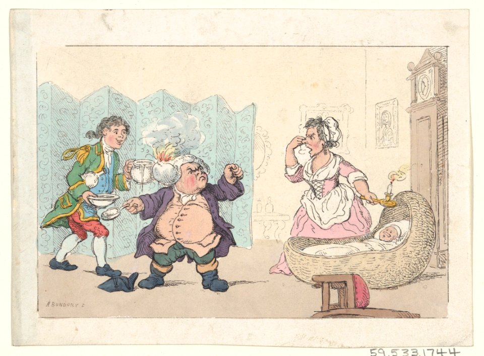The Battle of the Cataplasm (Tristram Shandy) MET DP879720