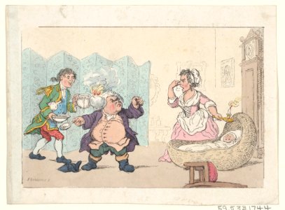 The Battle of the Cataplasm (Tristram Shandy) MET DP879720