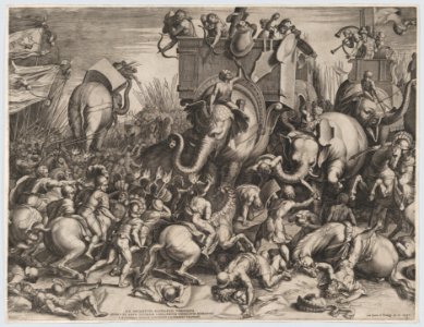 The Battle Between Scipio and Hannibal at Zama MET DP874322