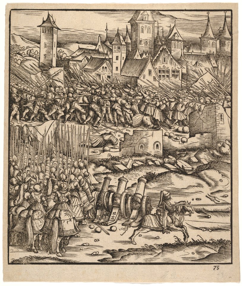 The Battle Near Teramundt (Teremonde), from Der Weisskunig MET DP834051