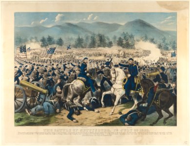 The Battle of Gettysburg, Pa., July 3rd, 1863 MET DP831356