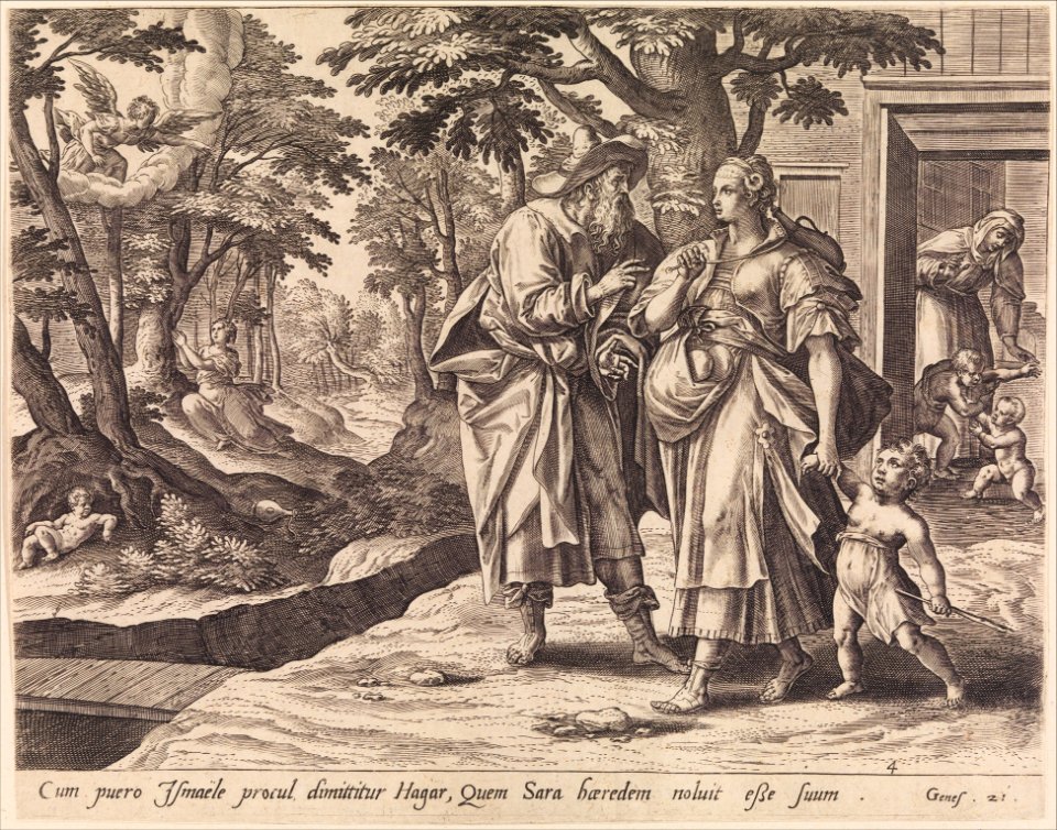 The Banishment of Hagar and Ishmael, from The Story of Abraham MET DP273583