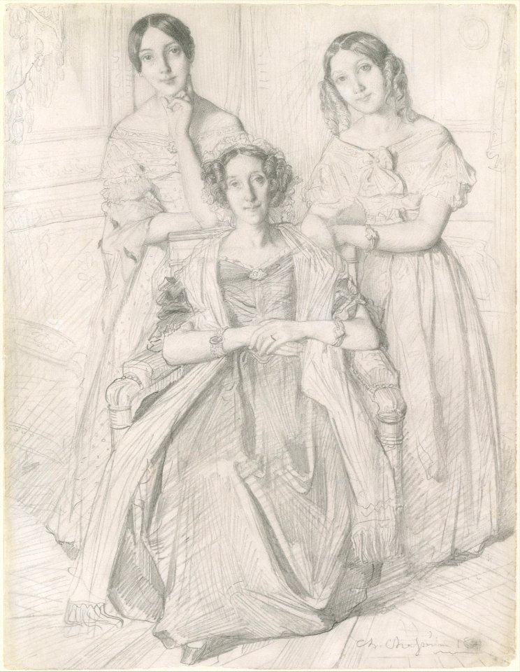 The Baroness Duperré and Her Daughters MET DT10956