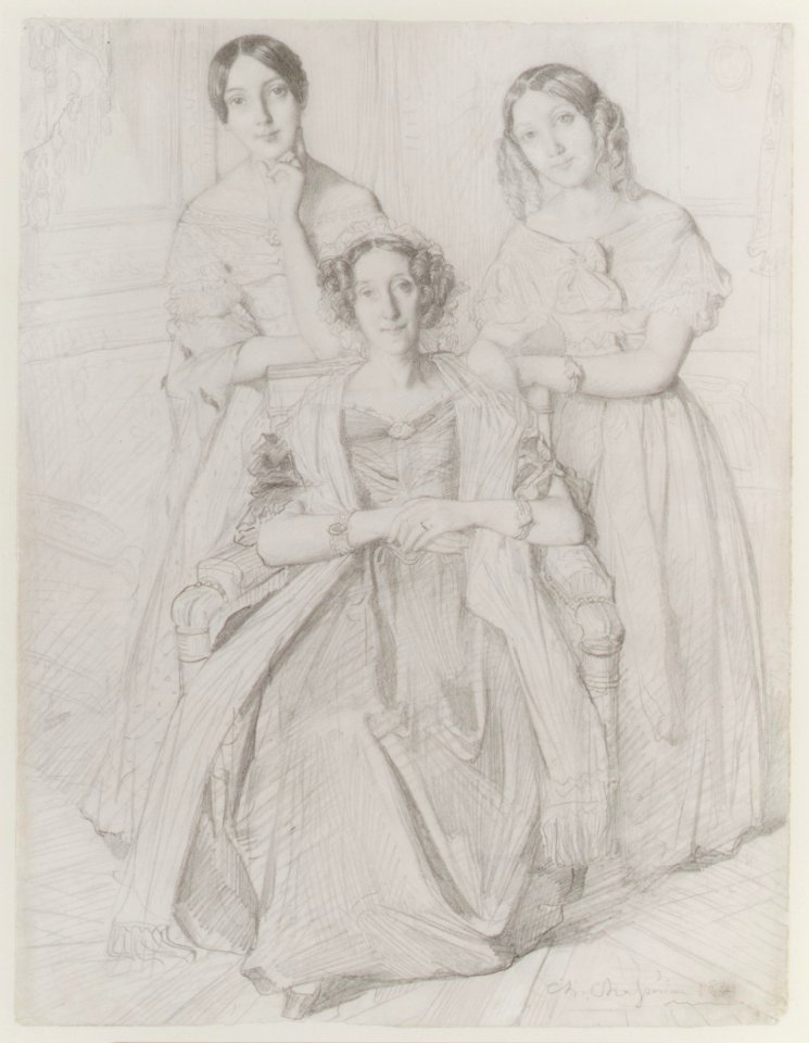 The Baroness Duperré and Her Daughters MET DR231