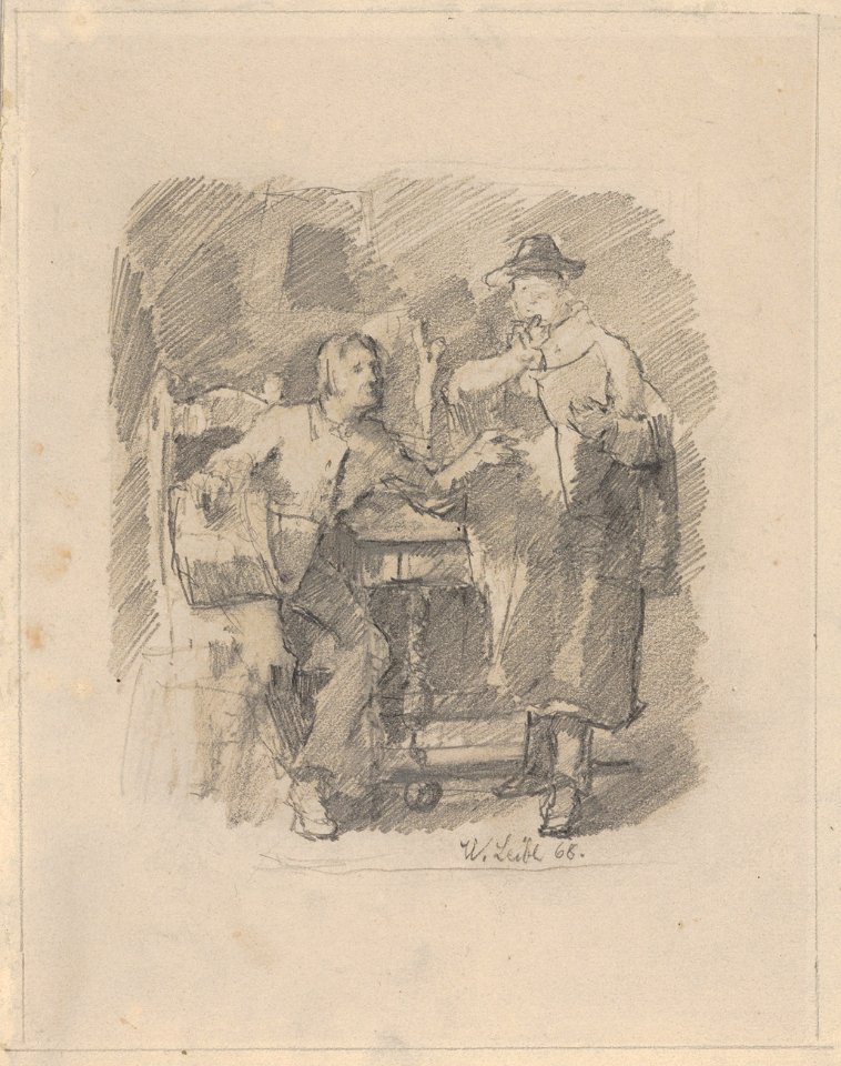 The Critic; verso- Study for The Critic MET DP832284