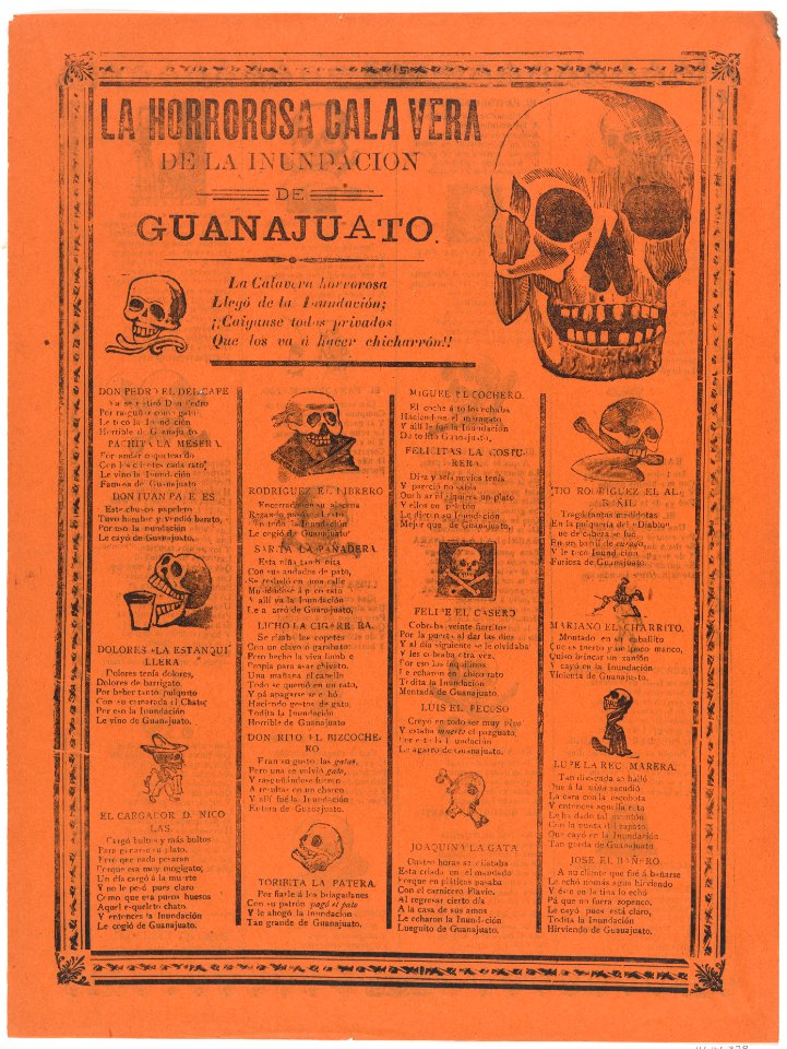 The horrific skeleton of the flood of Guanajuato MET DP864818