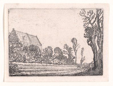 The House with the Stepped Gable, from Verscheyden Landtschapjes (Various Landscapes), Plate 7 MET DP871788