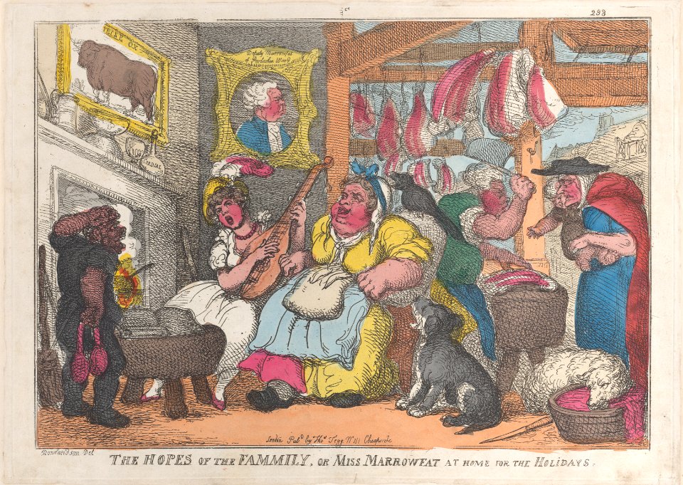 The Hopes of the Family, or Miss Marrowfat at Home for the Holidays MET DP883661