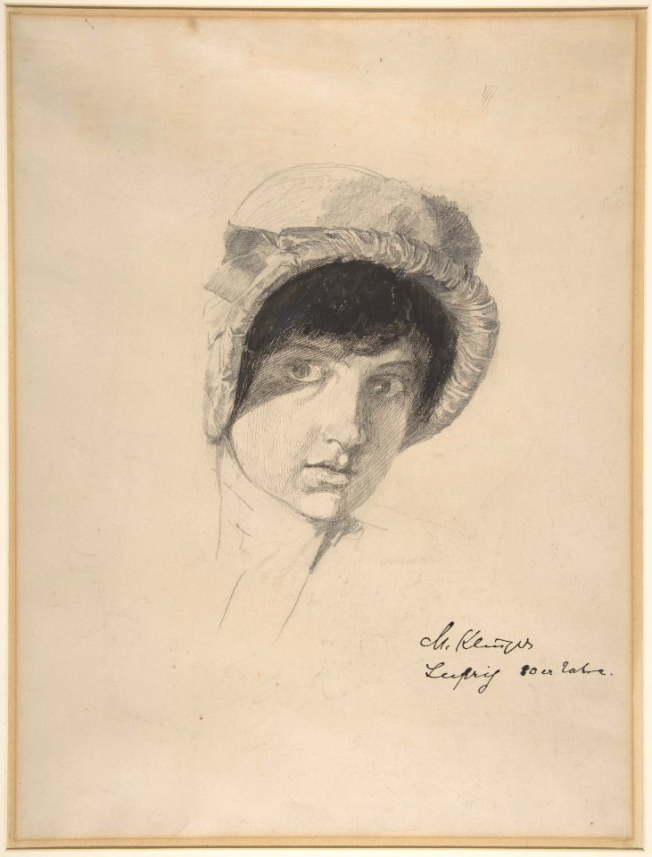 The Head of a Young Woman Wearing a Bonnet MET DP810280