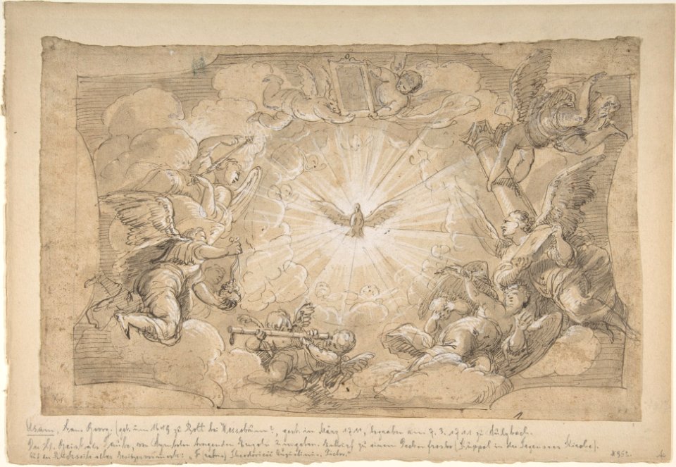 The Holy Ghost Surrounded by Angels MET DP802874