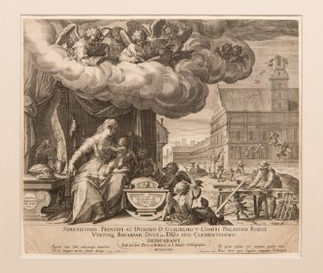 The Holy Family with the Church of Saint Michael in Munich under Construction MET DP-1401-001