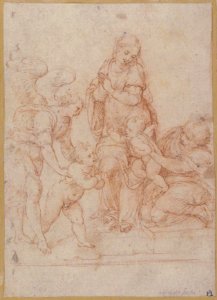 The Holy Family with the Infant St. John the Baptist and an Angel MET 40.91.4
