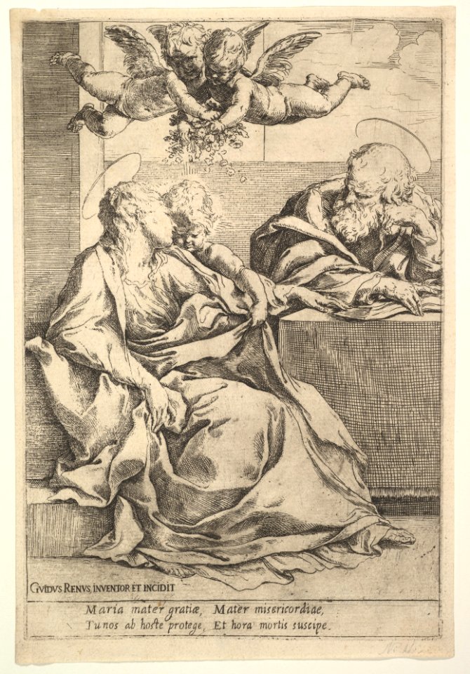 The Holy Family with Two Angels MET DP822619