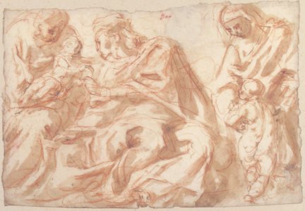 The Holy Family with Saint Elizabeth and the Infant Baptist MET 1973.322