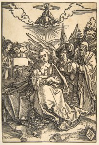 The Holy Family with Five Angels MET DP816298