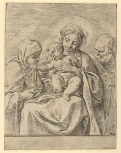 The Holy Family with Saint Clare MET DP837830