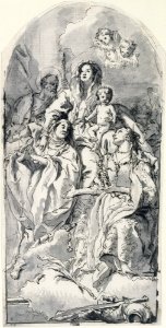 The Holy Family with Two Female Saints MET DT200591