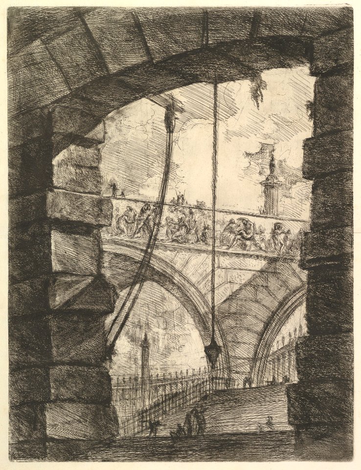 The Grand Piazza, from Carceri d'invenzione (Imaginary Prisons) MET DP828187