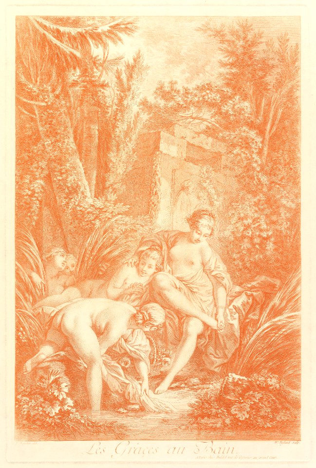 The Grâces au Bain (The Graces at the Bath) MET DP826709