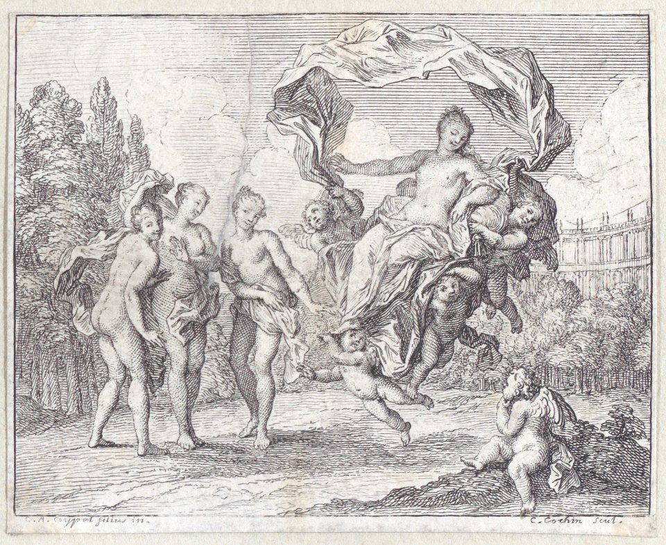 The Graces, Fable VIII in La Motte, Fables Nouvelles Met DP884565