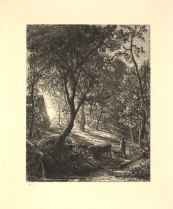 The Herdsman's Cottage, or Sunset MET DP829218