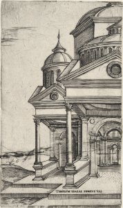 Tenplum Isaiae Prophetae, from a Series of 24 Depicting (Reconstructed) Buildings from Roman Antiquity MET DP874917