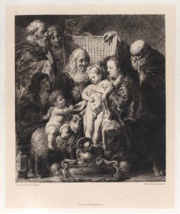 The Holy Family, after Jacob Jordaens Met DP886890