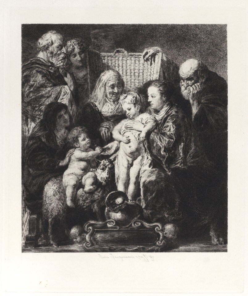 The Holy Family, after Jacob Jordaens Met DP886838