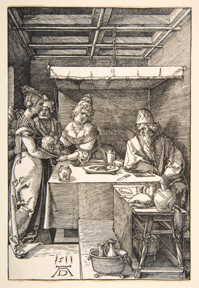 The Head of Saint John the Baptist Brought to Herod MET DP816434