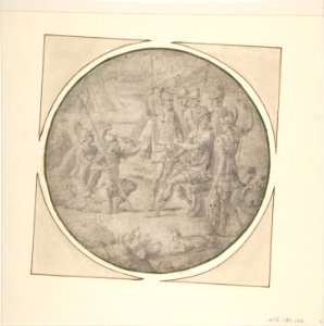 The Head of Pompey Presented to Caesar MET DP808491