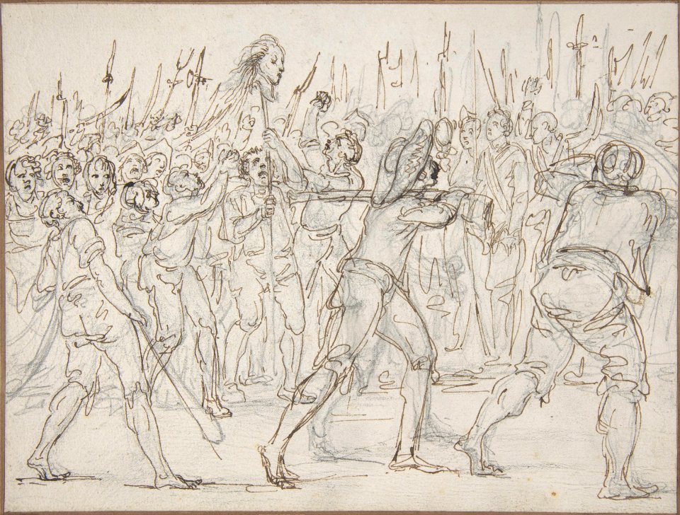 The Head of Jean Féraud (1759-1795), a Deputy at the Convention, Carried on a Pike, May 21, 1795. MET DP810327