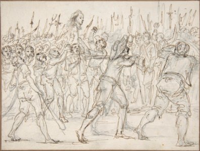 The Head of Jean Féraud (1759-1795), a Deputy at the Convention, Carried on a Pike, May 21, 1795. MET DP810327