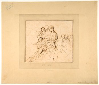 The Holy Family with Attendant Angels MET DP811851