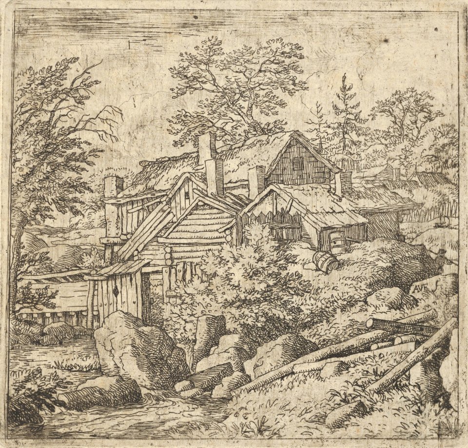 The Hamlet on the Mountainside MET DP837573
