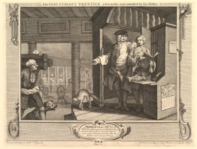 The Industrious 'Prentice a Favorite, and Entrusted by his Master- Industry and Idleness, plate 4 MET DP824988