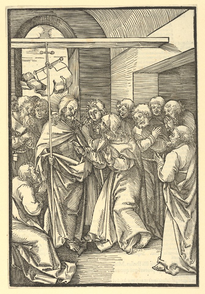 The Incredulity of Thomas, from Speculum passionis domini nostri Ihesu Christi MET DP849013