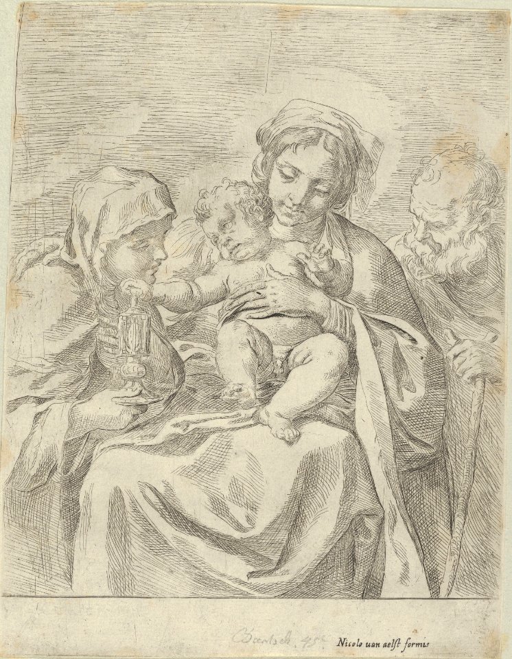 The Holy Family with Saint Clare MET DP837828