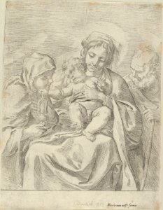 The Holy Family with Saint Clare MET DP837828