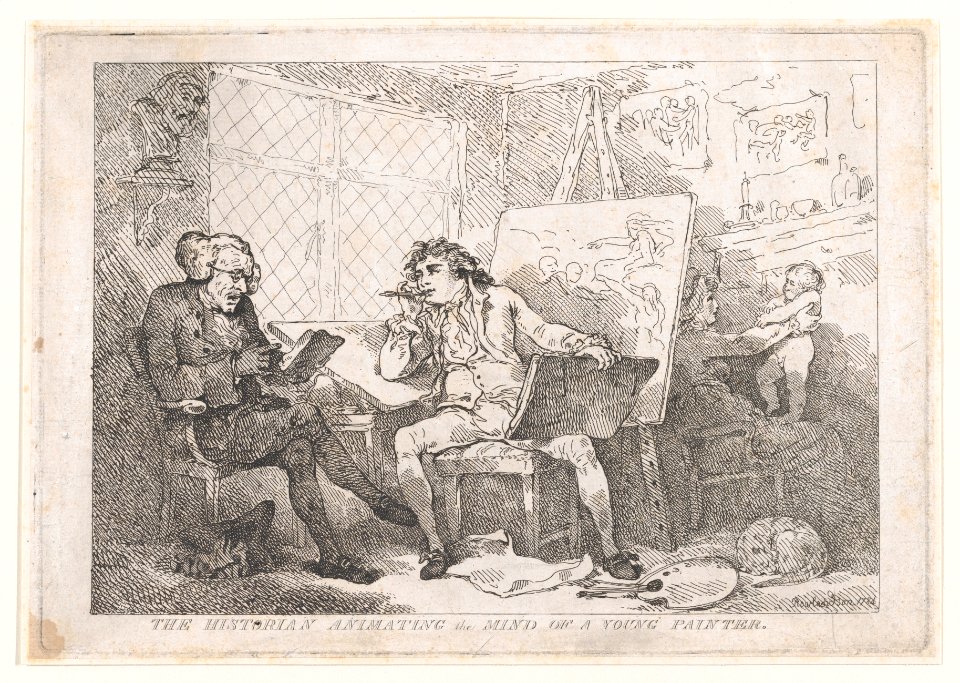 The Historian Animating The Mind of A Young Painter MET DP871802